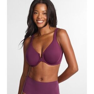 Bare The Absolute Minimizer Front-Close Bra - Potent Purple